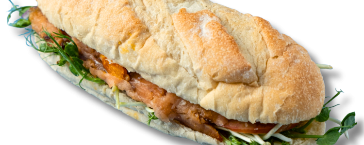 Baguette with Norweigan Smoked Salmon Sandwich 1