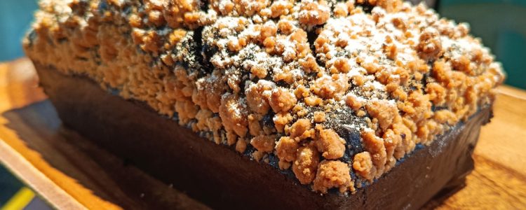 Double Chocolate Orange Crumble Cake