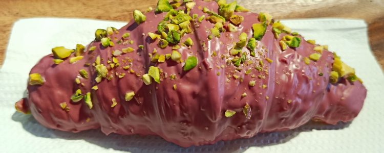 Pistachio Custard Filled Croissant